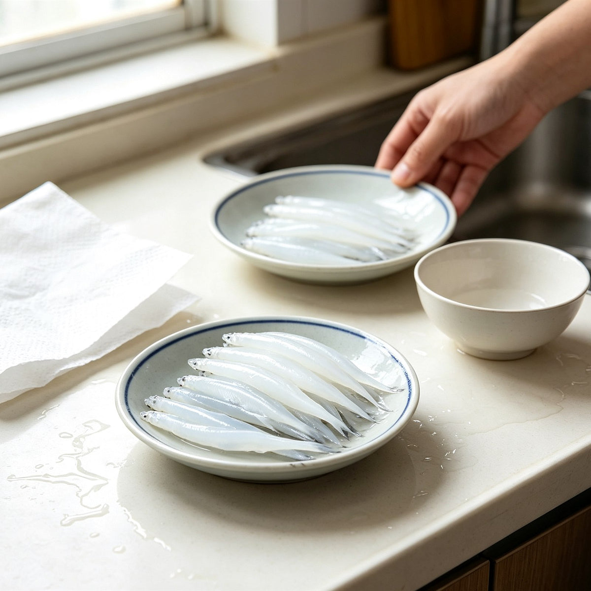 Premium Fresh Silver Fish Whitebait