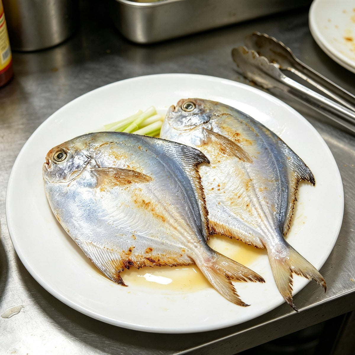 Fresh Whole Silver Pomfret Fish